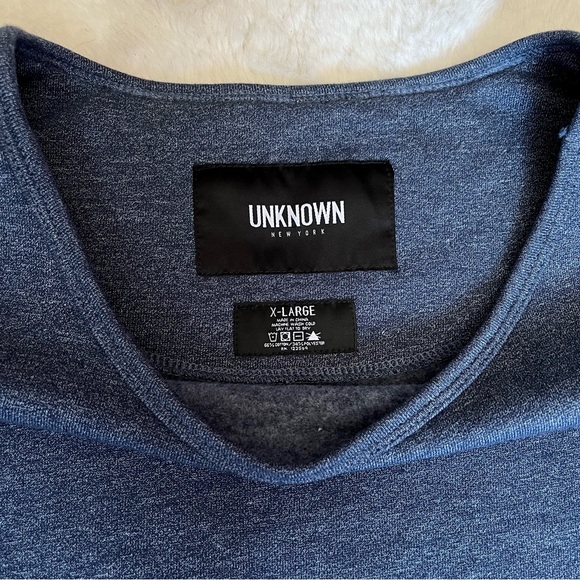 Unknown New York Ataraxy Denim Knit Crewneck - Picture 3 of 6